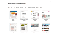 Desktop Screenshot of doing.pointlesscomputing.net